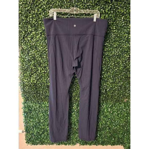 Athleta Straight Leg Powervita Pants Sz 2XL Blue - Picture 2 of 4